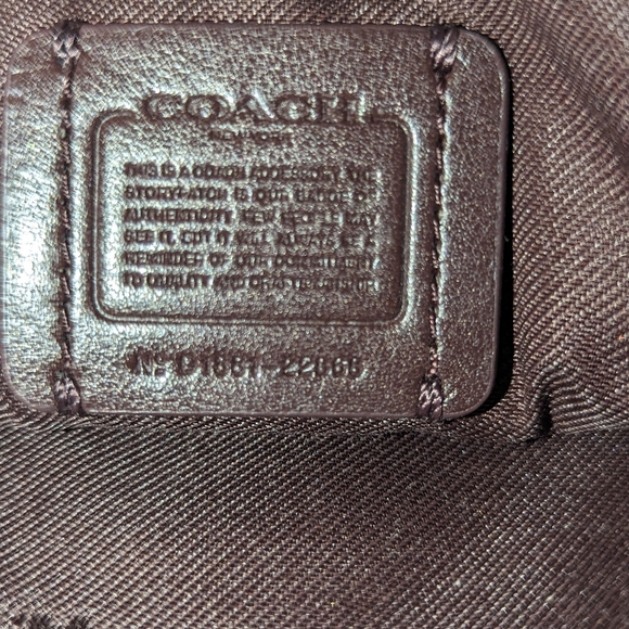 COACH Prairie Rivet Double Zip Suede Crossbody Clutch HEATHER GREY VGUC - Picture 2 of 15